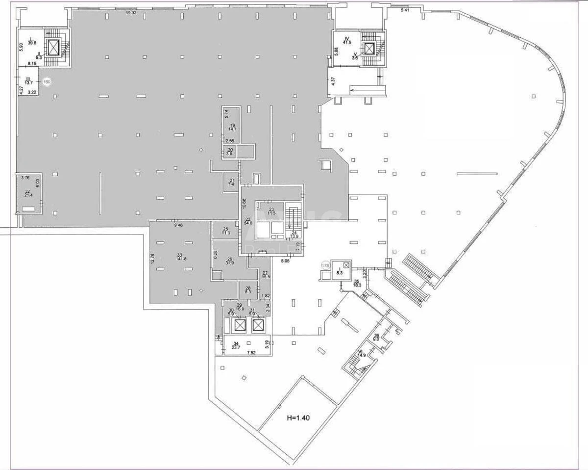 Office vul. Glybochyc'ka 32Б, 1800m2646740