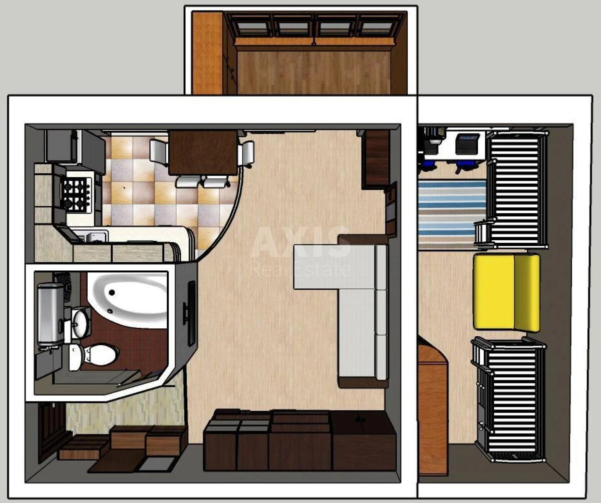 2k apartment vul. Ol'zhycha 11А577349