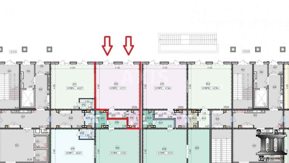 Office vul. Myhajla Maksymovycha 24, 50m2700456