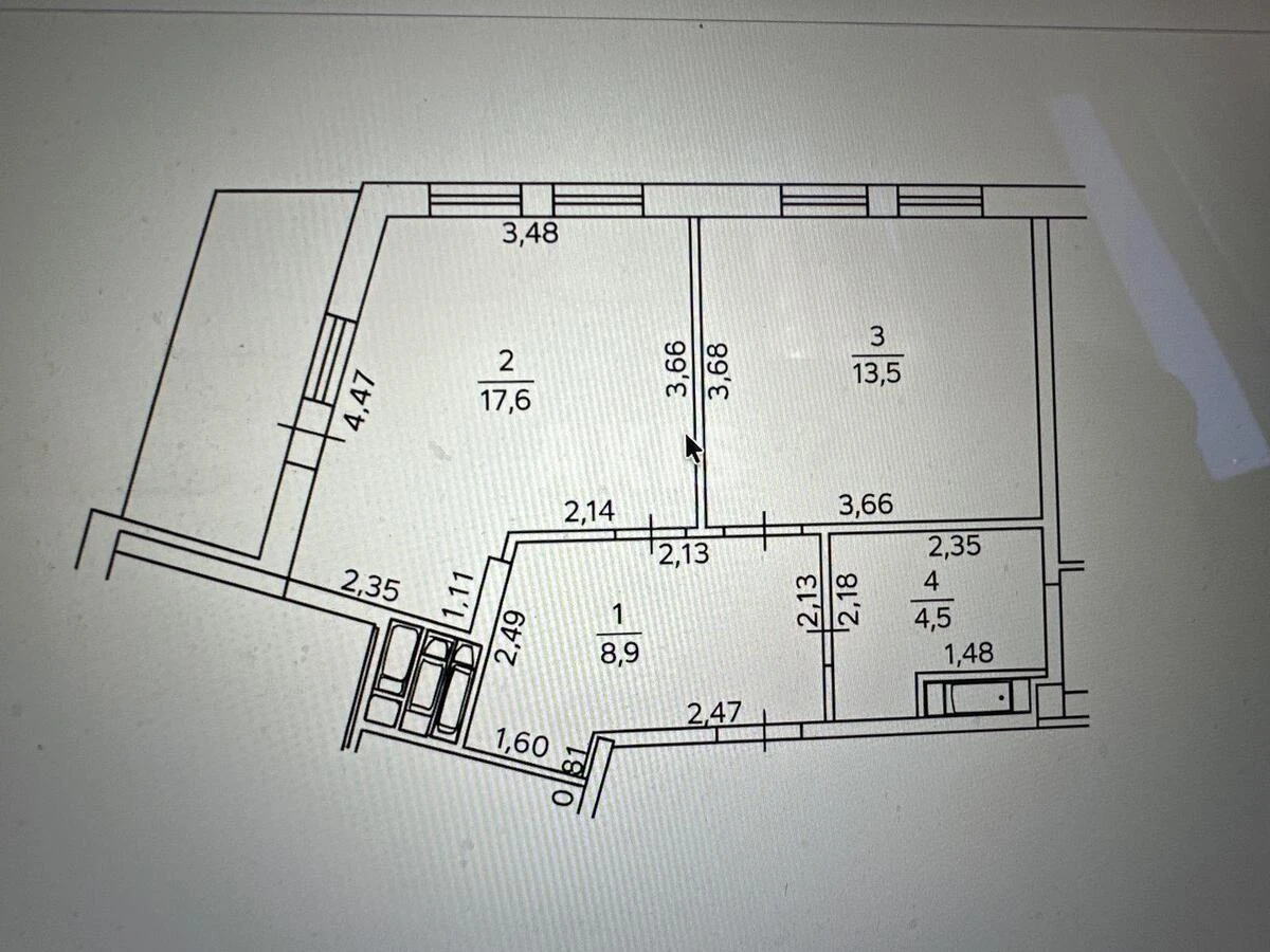 2k apartment vul. Olesja Berdnyka 1Д6641911
