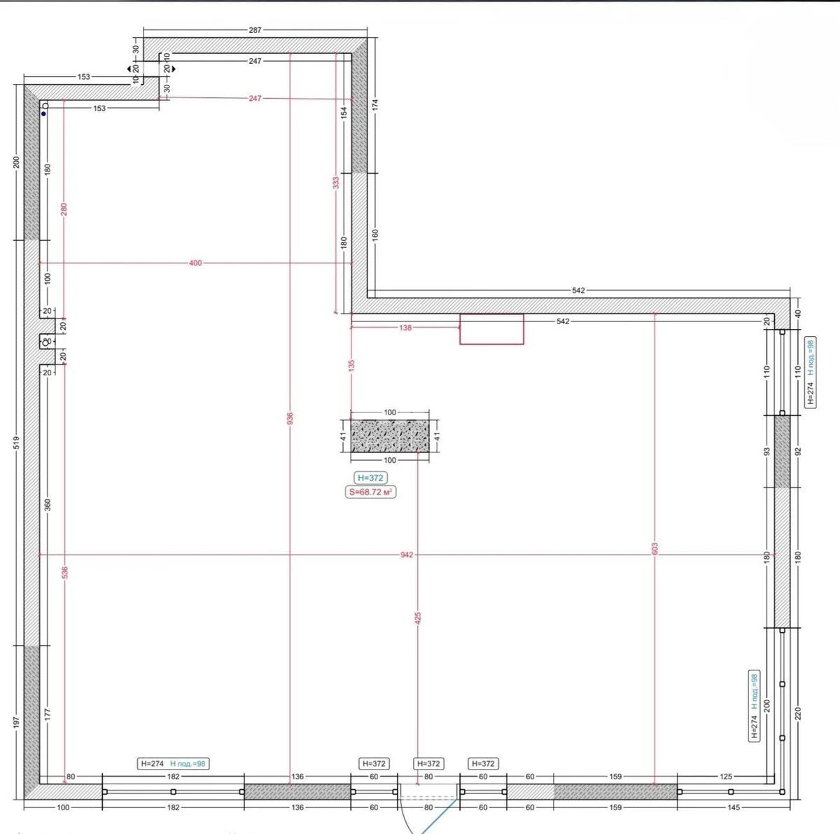 Service object vul. Zabolotnogo Akademika 15, 68m2605854