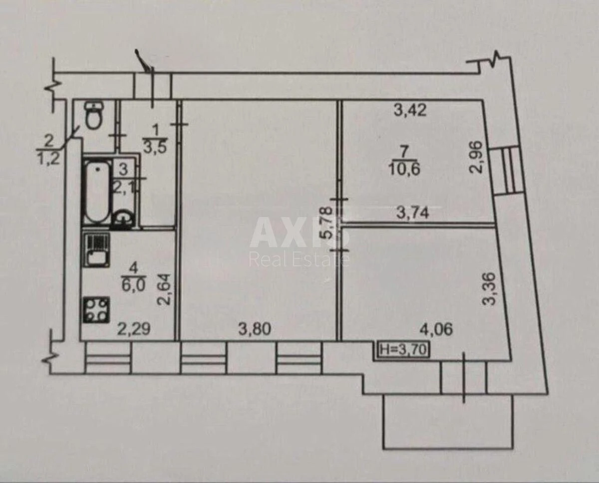 3к квартира ул. Михайловская 21Б626987