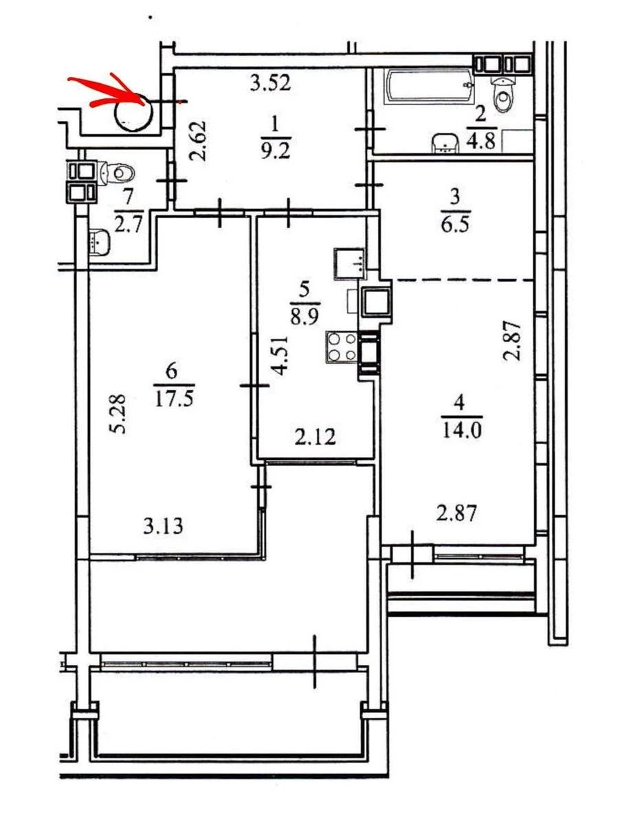 2к квартира ул. Глубочицкая 13, корп. 17028511