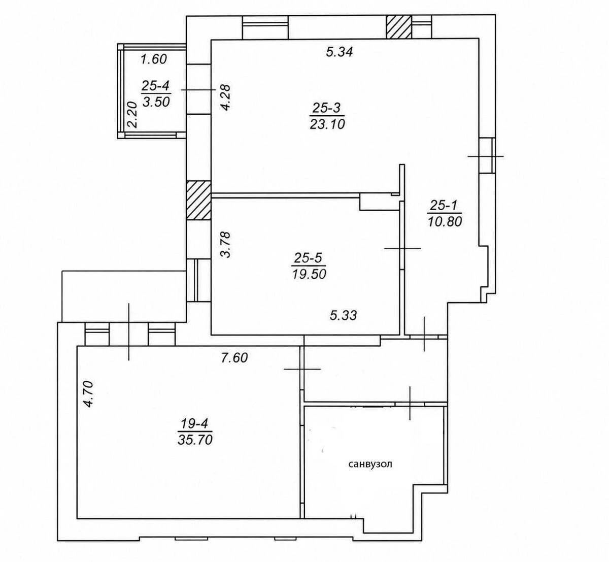 3k apartment vul. Antonovycha 237056422