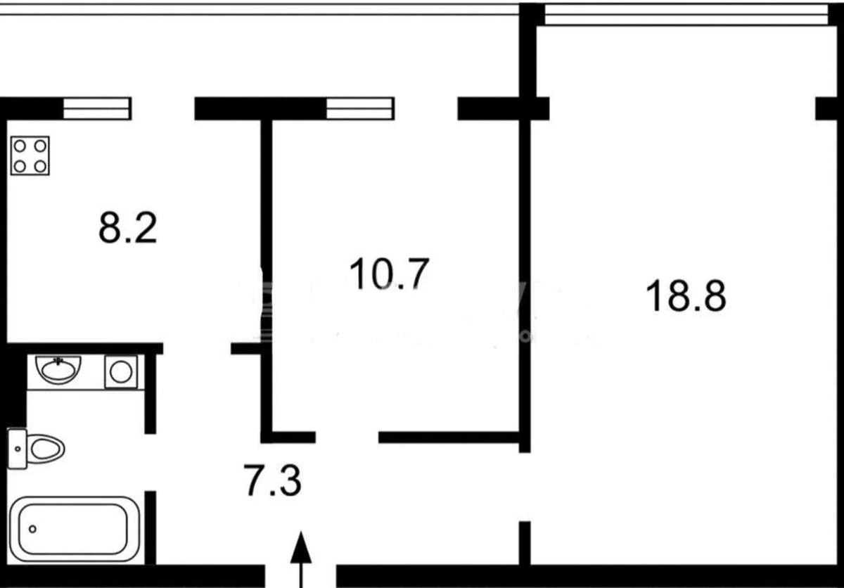 2k apartment vul. Polovec'ka 7/137079015