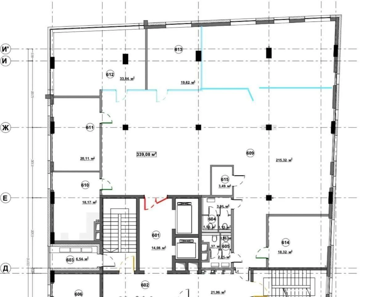 Office vul. Krasylivs'ka 9, 417m26687418