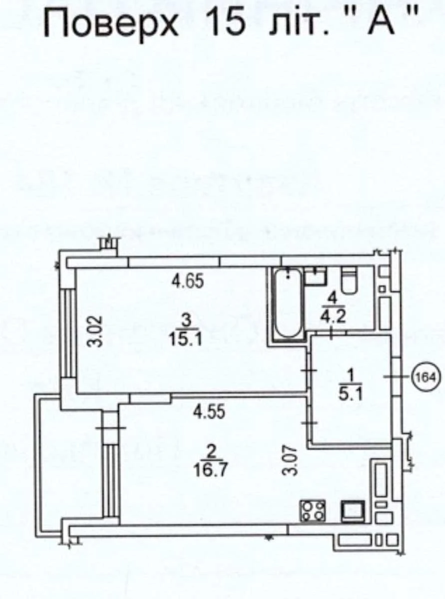 1k apartment vul. Oleksandra Olesja 13708107