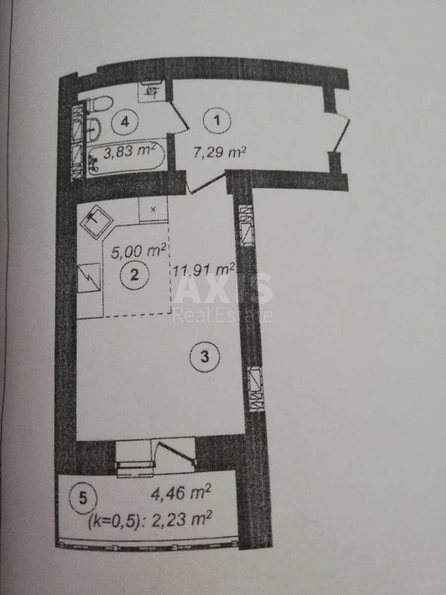 1k apartment vul. Zabolotnogo Akademika 148671838