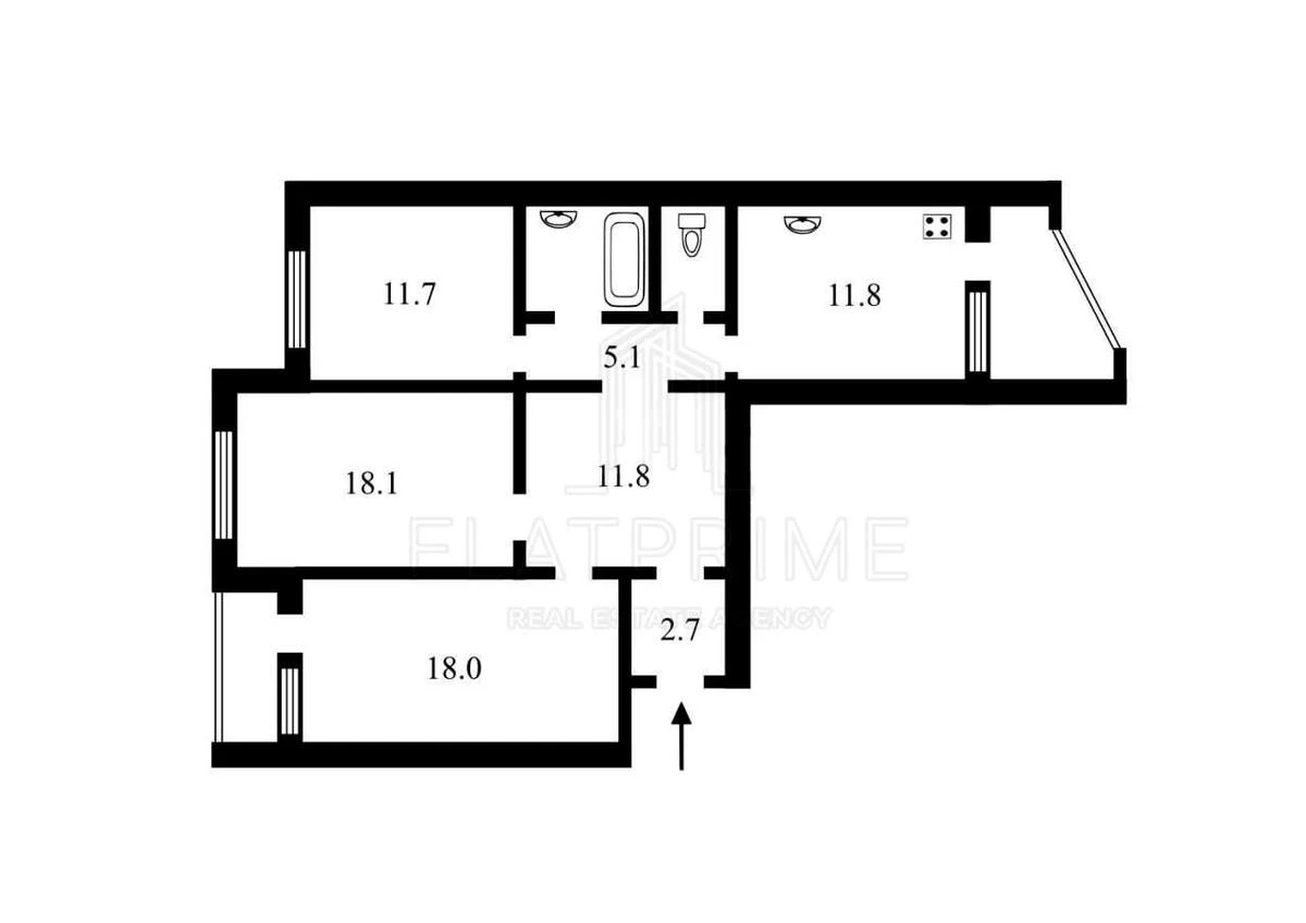 3k apartment pr-t Grygorenka Petra 5638898