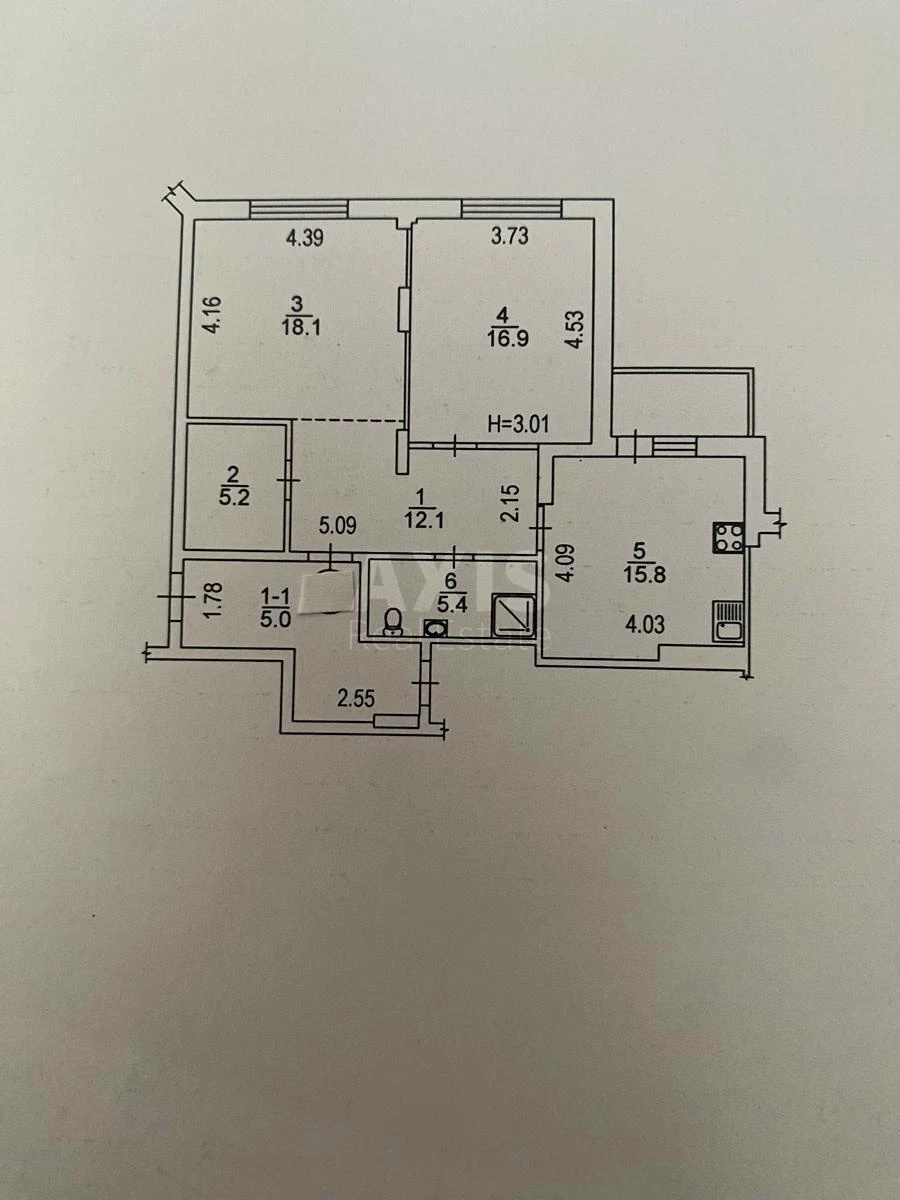 2k apartment vul. Antonovycha 1036735914