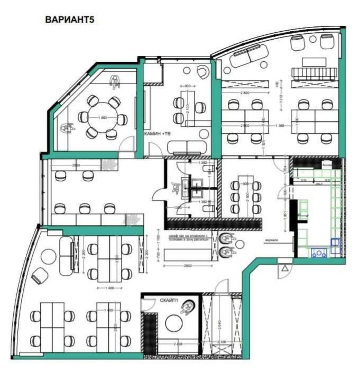 Офис спуск Кловский 7, 265м26312713