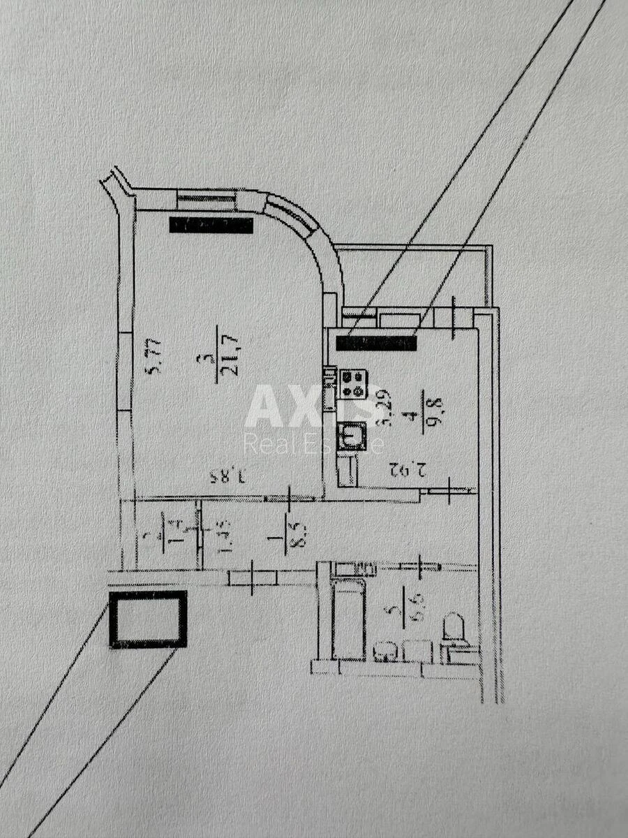 2k apartment vul. Olevs'ka 9628207