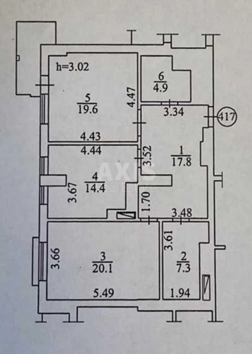 2k apartment vul. Jevgena Konoval'cja 44А683887