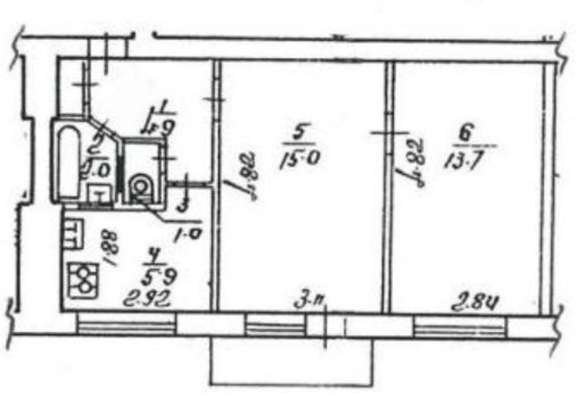 2k apartment vul. Doncja Myhajla 21А5798112