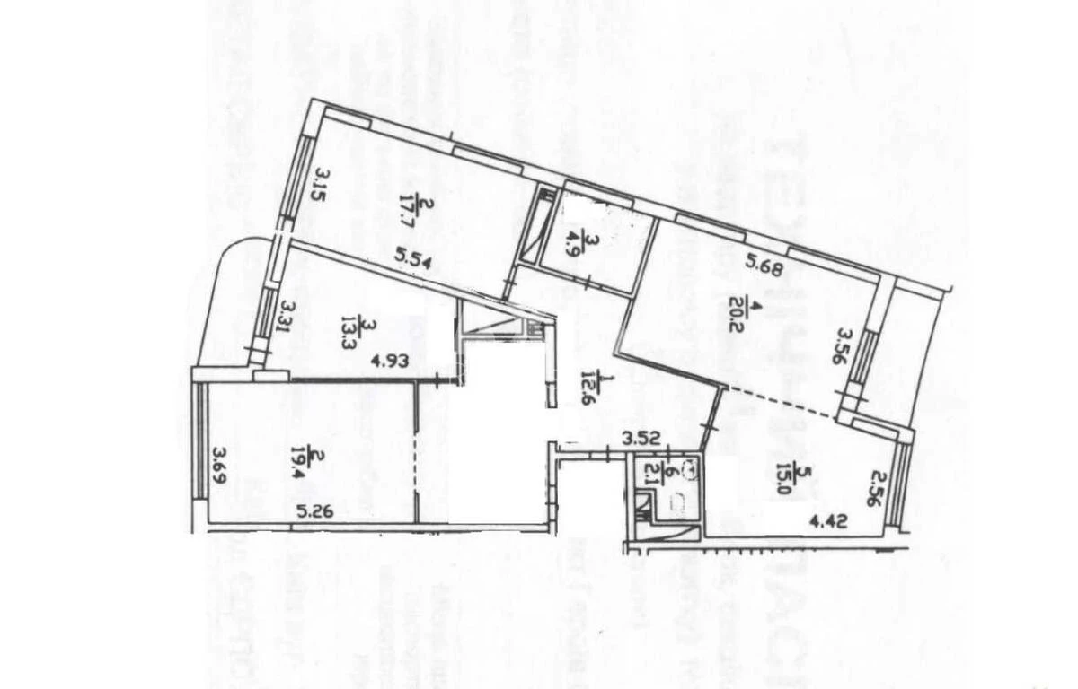 Офис пр-т Владимира Ивасюка Двумерный, 122м26121015