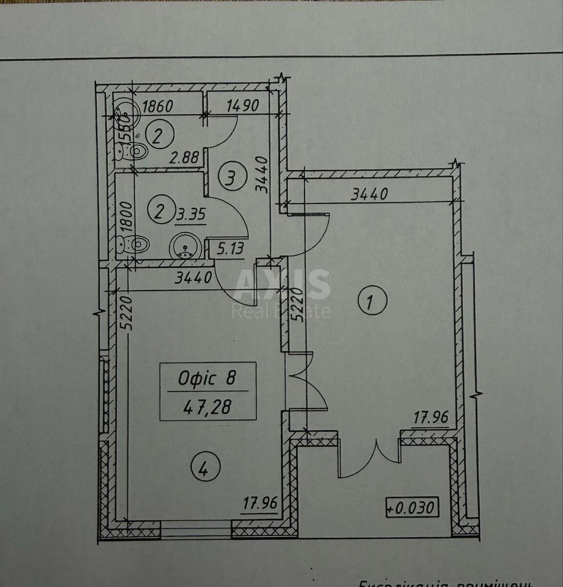 Service object vul. Revuc'kogo 54, 48m2681240
