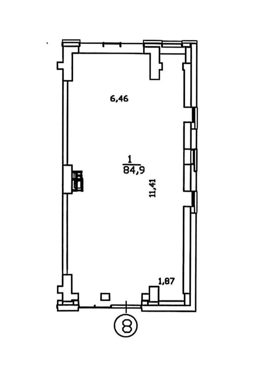 Office vul. Levka Lukyanenka 21, корп. 9, 85m2668593