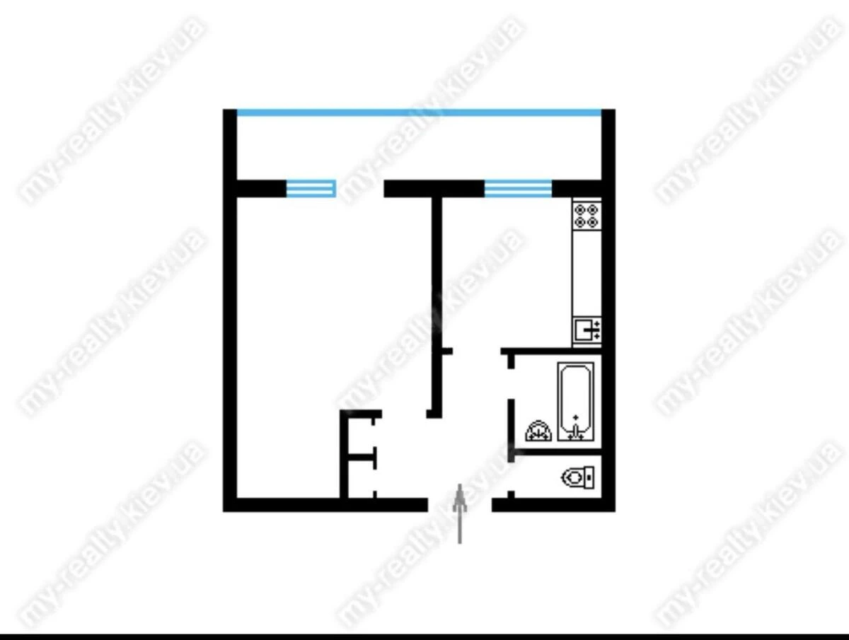 1k apartment pr-t Glushkova Akademika 9А706686