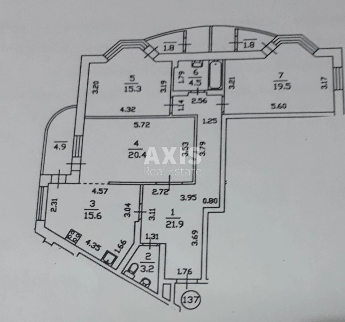 3к квартира ул. Семьи Стешенкив 76261616