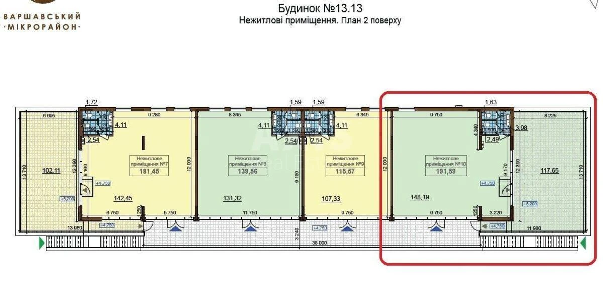 Объект сервиса ул. Александра Олеся 8А, 274м2576731
