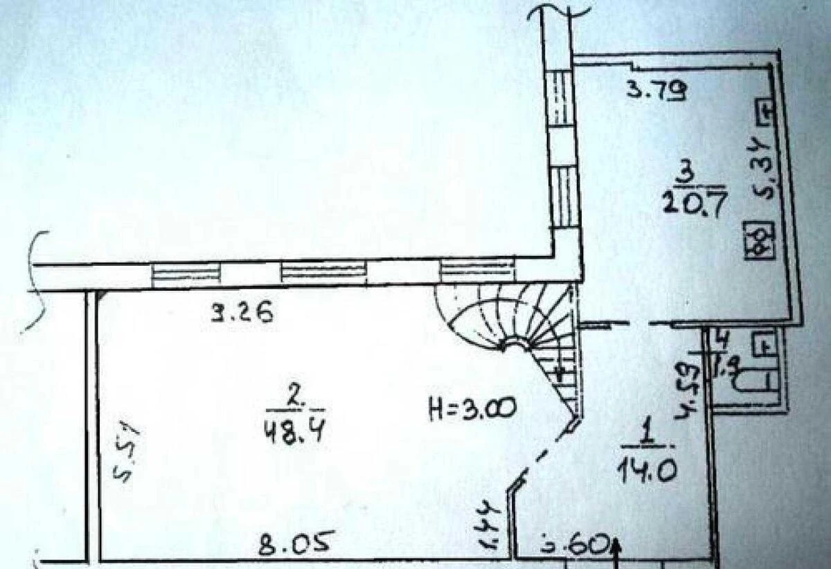 Office vul. Tr'ohsvjatytel's'ka 13, 200m26701512