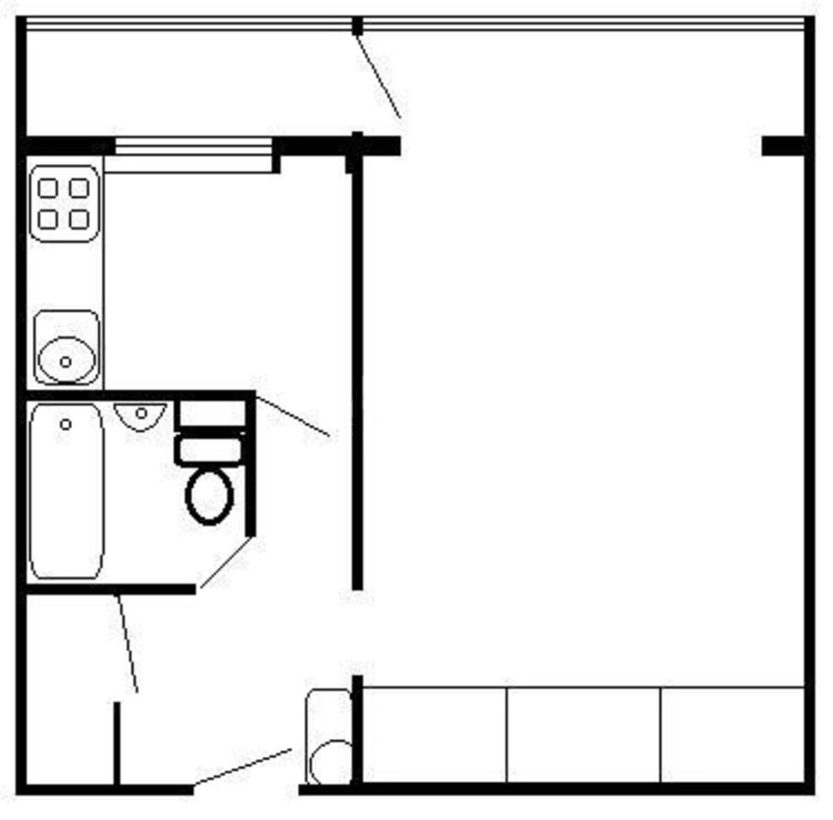 1k apartment bul. Mykoly Mikhnovskoho 3А652827
