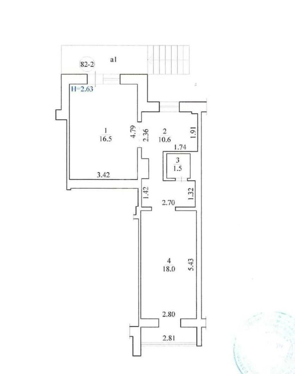 Trade object vul. Myloslavs'ka 39/48, 64m2674163