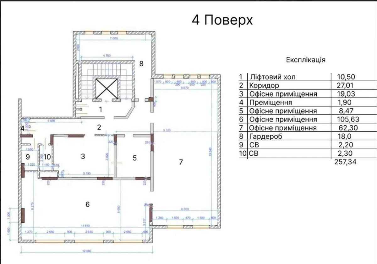 Офис ул. Воздвиженская 58, 257м26609312