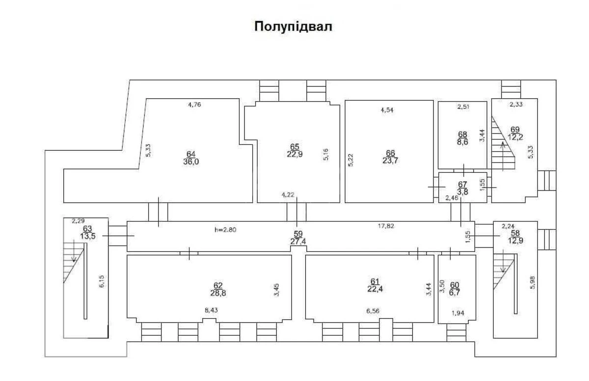Office vul. Kostjantynivs'ka 32Б, 972m2625173