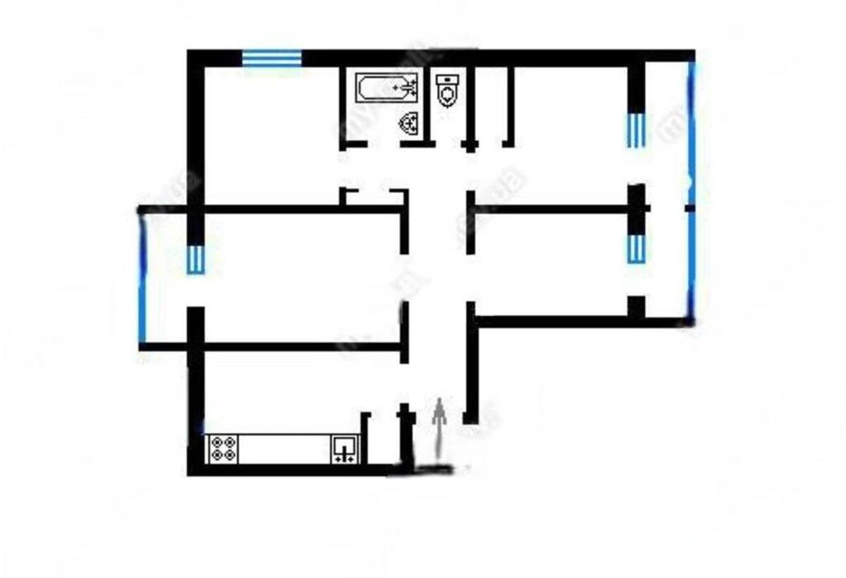 4k apartment vul. Saljutna 4А569397