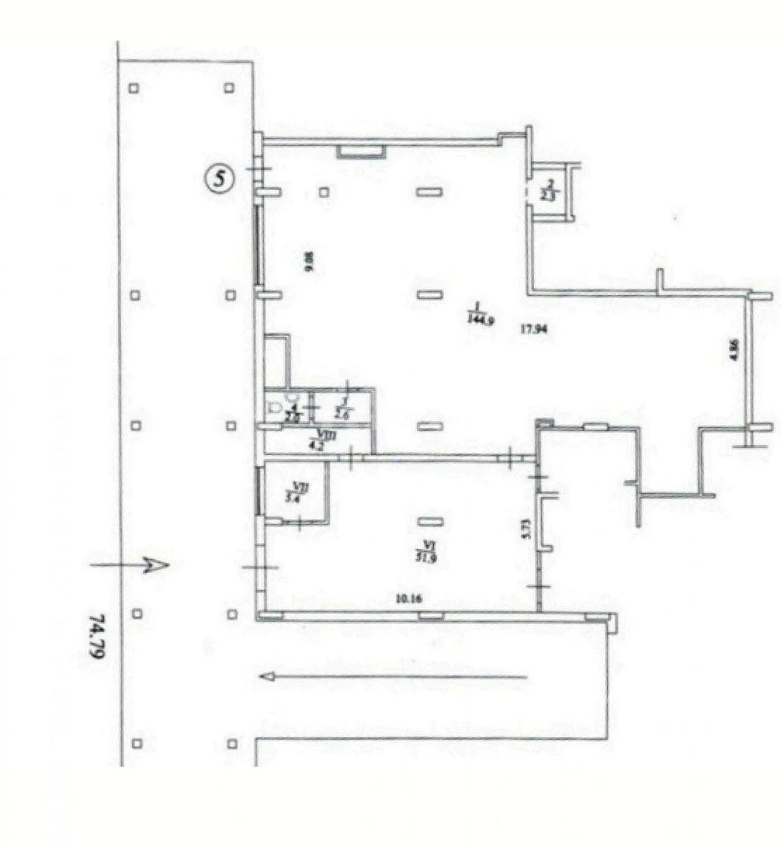 Trade object vul. Andriya Verkhohlyada 19, 151m2656840