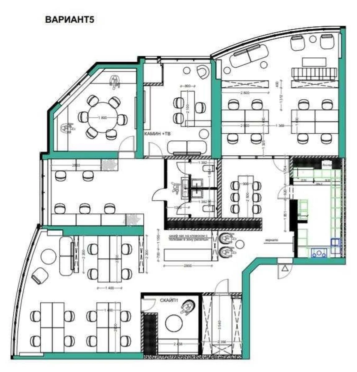Office uzv. Klovs'kyj 7, 270m26468913