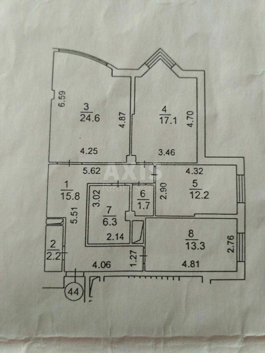 3к квартира пр-т Палладина Академика 206992311