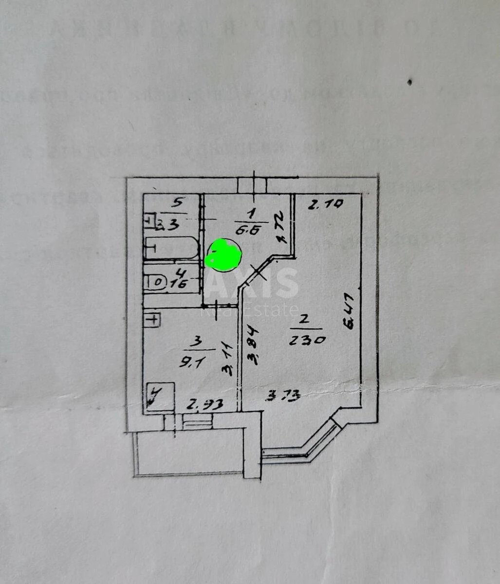 1k apartment vul. Akademika Jefremova 19А6477011