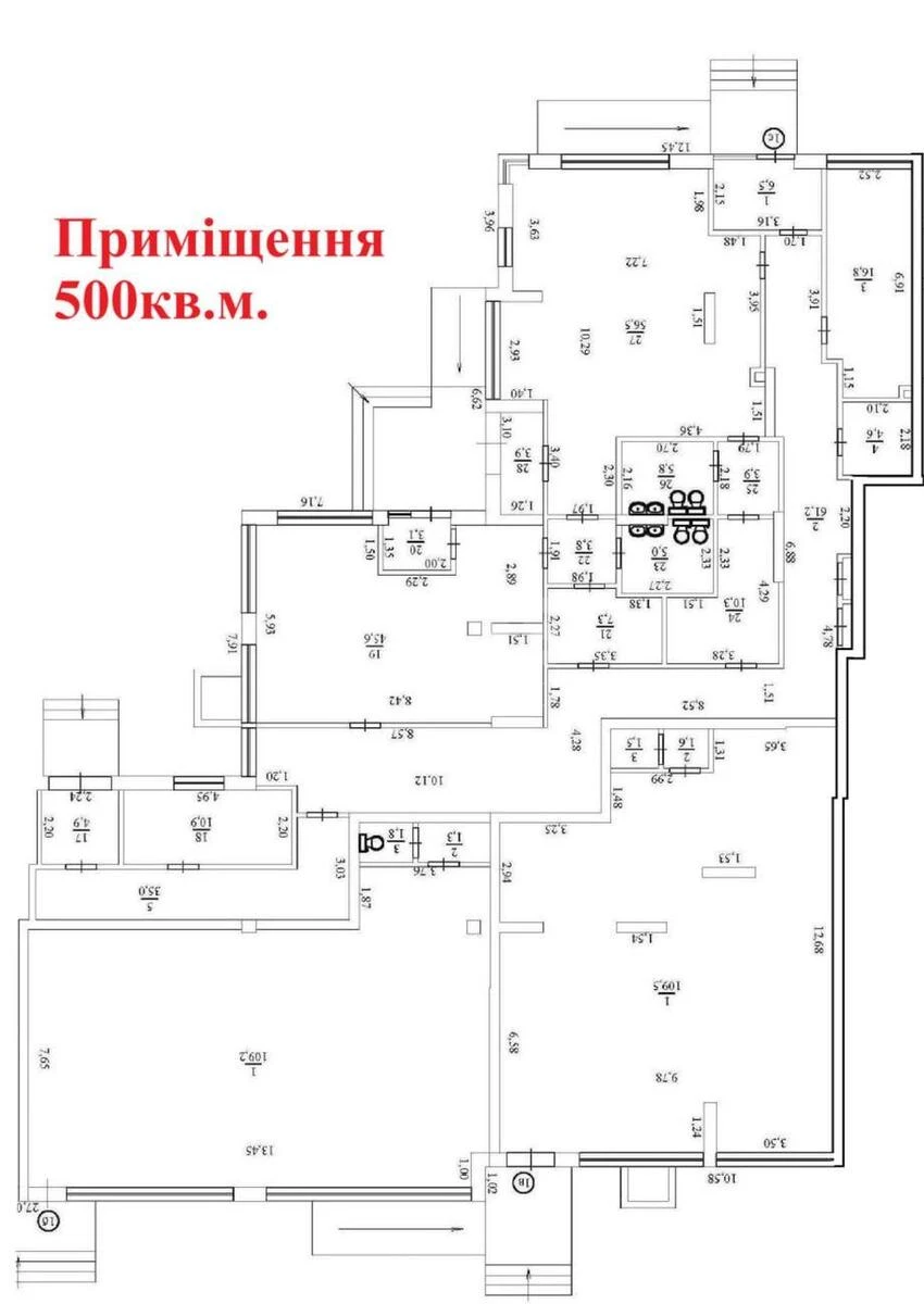 Trade object vul. Berezhans'ka 15, 530m2675529