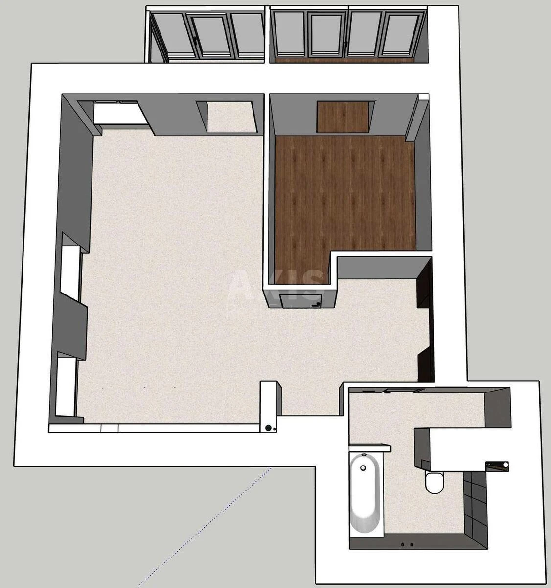 2k apartment vul. Volodymyrs'ka 76Б6562219