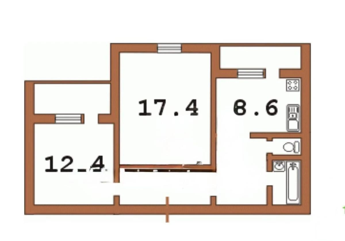 2k apartment vul. Myropil's'ka 257140019