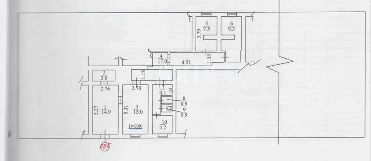 Trade object bul. Mykoly Rudenka 19, 77m27177917