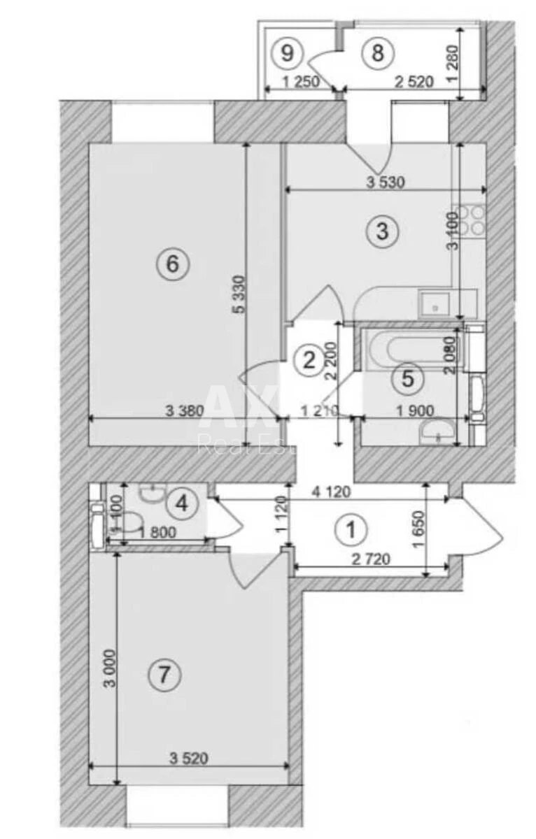 2k apartment vul. Kholodnoyarska 7/96419510
