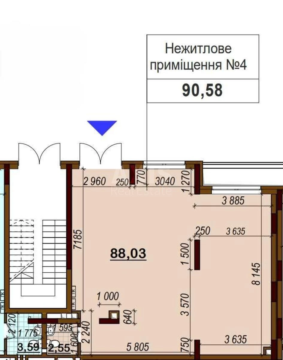 Trade object vul. Vsevoloda Zmijenka 34/21, 91m2682997