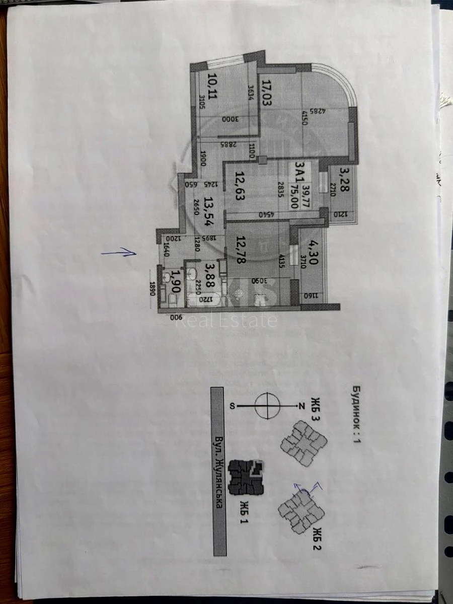 3k apartment vul. Zhuljans'ka 10693981
