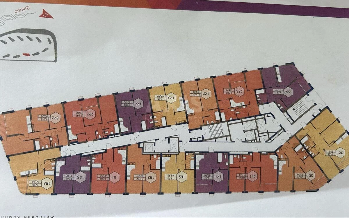 1k apartment vul. Prychal'na 10634571