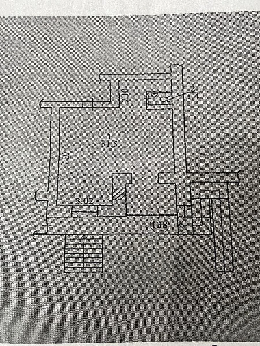 Trade object vul. Ahmatovoi' Anny 9/18, 53m2598532