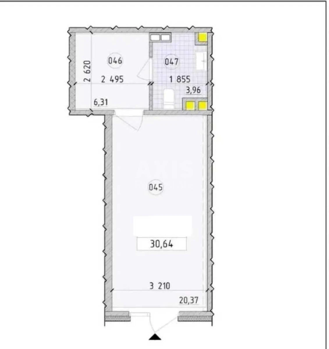Объект торговли ул. Михаила Максимовича 24, 31м2657177