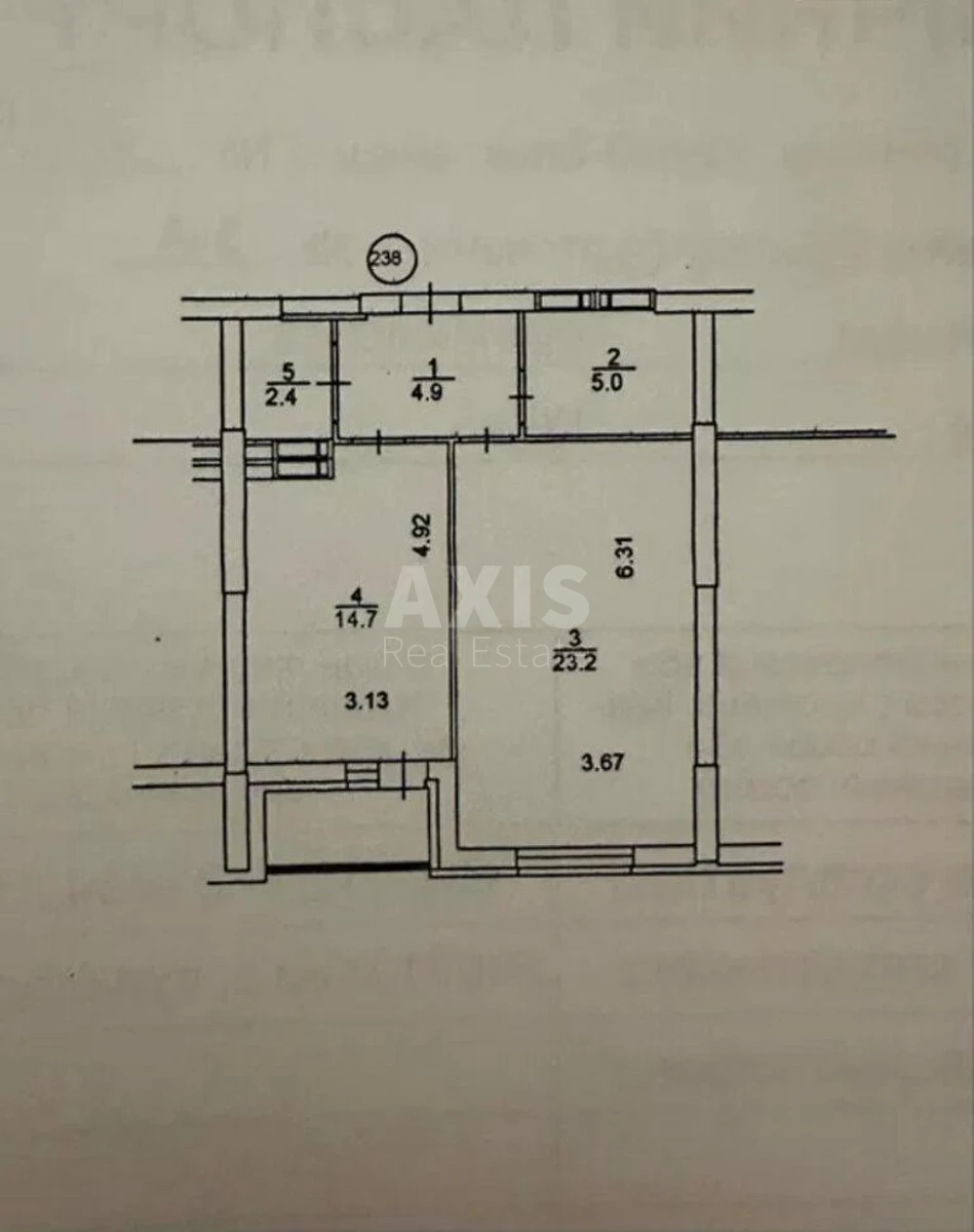 1k apartment vul. Teremkivs'ka 3A688218