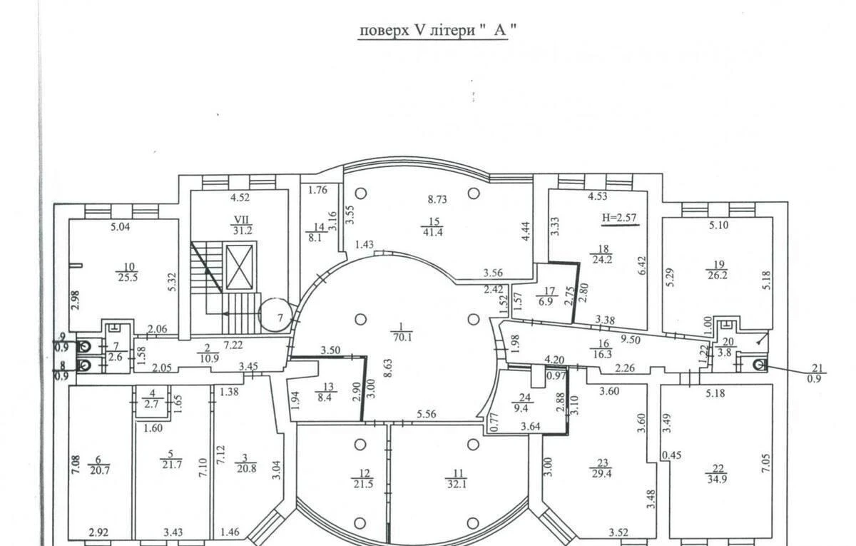 Office vul. Velyka Vasyl'kivs'ka 62, 440m2692408