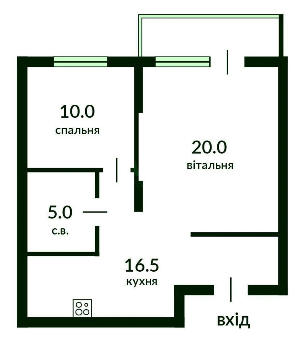 2k apartment vul. Yulia Zdanovska 486655912