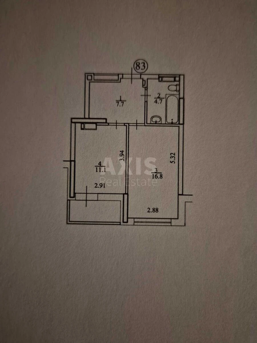 1k apartment vul. Sholudenka 1А692249
