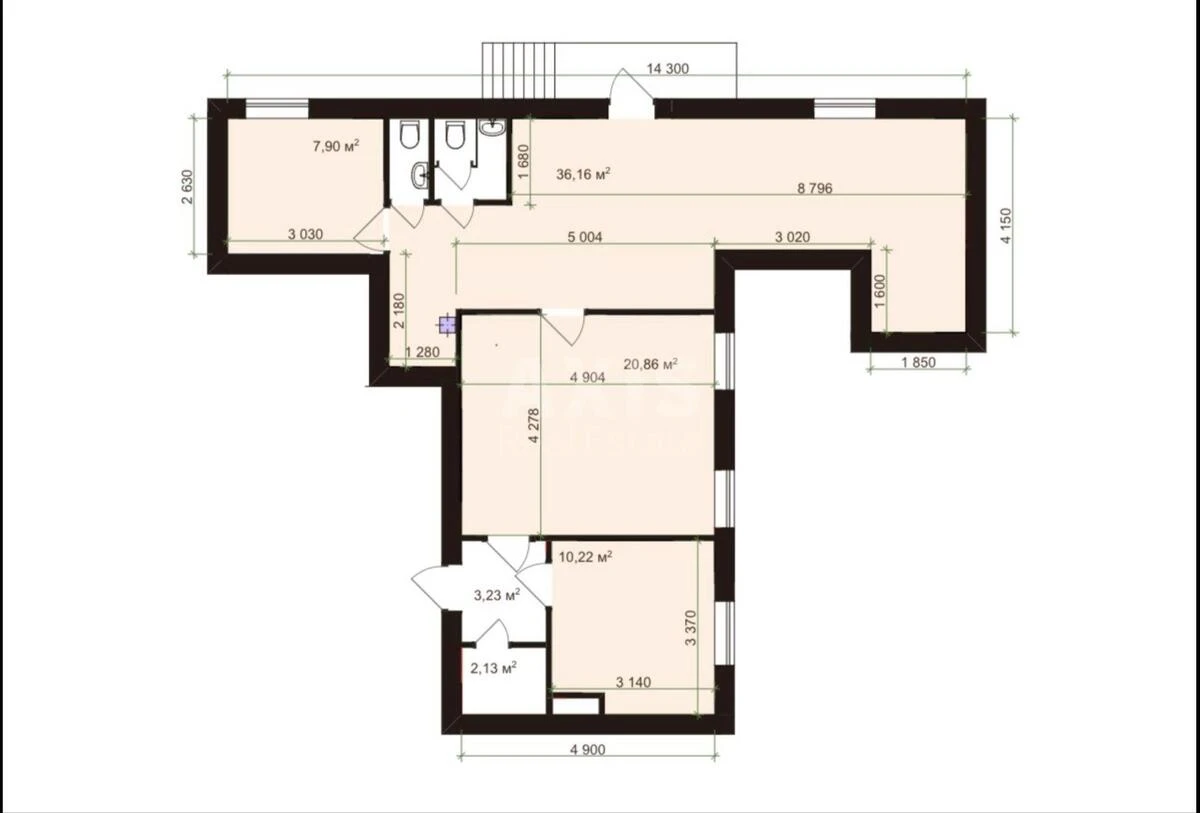 Trade object vul. Saksagans'kogo 28, 90m2661581