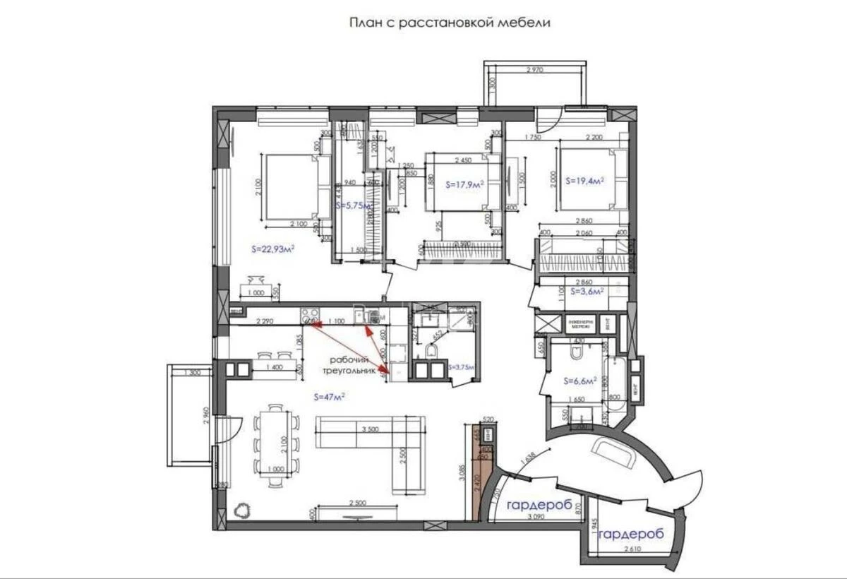 3k apartment vul. Bul'varno-Kudrjavs'ka 21621778
